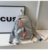 Nueva mochila de moda con contraste de Colores, estilo Korean, informal, primera, de gran capacidad, para estudiantes universitarios, para Mujer - details 8