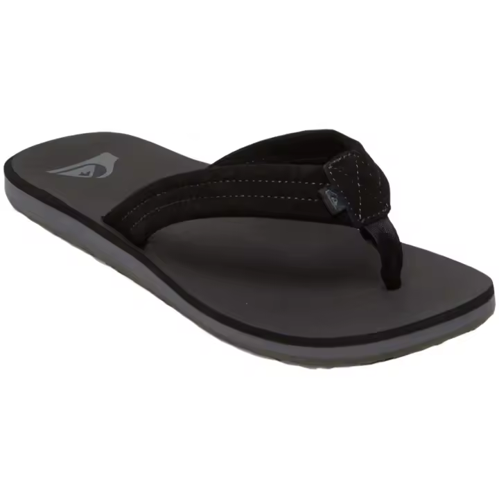 Sandalias Quiksilver Carver Suede Core para hombre en color negro - 1