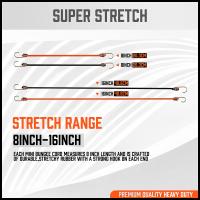 EasySpeed Pulpos Elásticos 20 CM Pack 20 Unidades, Goma con Gancho Estirable hasta 40 CM, Cuerda Elástica Bungee Cords, Tensor Lona Toldo, Asegurar Bicicleta Maleta Equipaje Carga en Transporte, Baca Coche Furgoneta - details 4