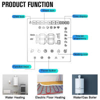 Termostato Inteligente WiFi Tuya Para Calefacción Eléctrica Piso Calentador Agua Gas Compatible Con Google Home Alexa Control Remoto Por Voz - details 10