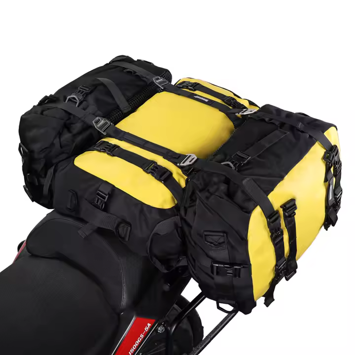 Bolsa Trasera De Motocicleta Rhinowalk Amarilla 10L/20L/30L Impermeable Equipaje Multi-función Parachoques Venta Por Pieza - 1