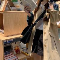 Nueva Bandolera Grande Retro Para Mujer 2025 Con Capacidad Alta Y Textura Estilo De Comercio Diario Tamaño Grande Color Marrón Oscuro Y Negro - details 24