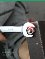 Llave De Eje Doble LAOA Llave De Abrazadera Combinada Multifuncional Antideslizante Hecha De Acero Crimén-vánado Taiwanes - details 9