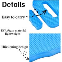 1/2Pcs Almohadilla De Rodilla EVA Gruesa Multifuncional Para Jardín Yoga Exercitación Herramienta De Movimiento Con Protección Para Rodillas Y Codos - details 4