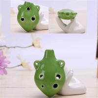 1pcs Flauta De Ocarina Colorida Soprano C Con 6 Agujeros Mini Flauta Cerámica Instrumento Musical Para Niños Juguete - details 9
