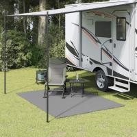 vidaXL Alfombrilla de camping 2,5x2 m Color Azul,  Crema,  Antracita y mas - details 2