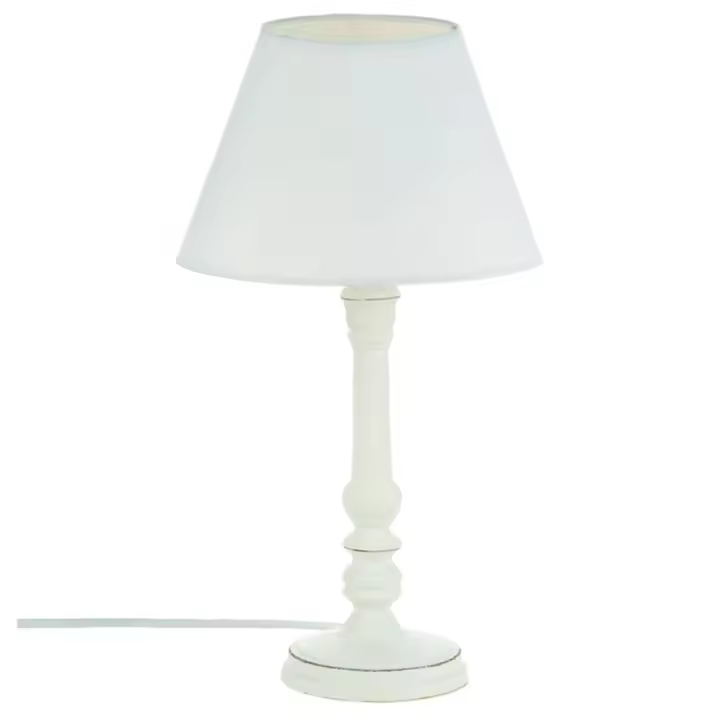 Atmosphera Lámpara de Mesa Blanca Estilo Auténtico Refinado y Moderno - 1