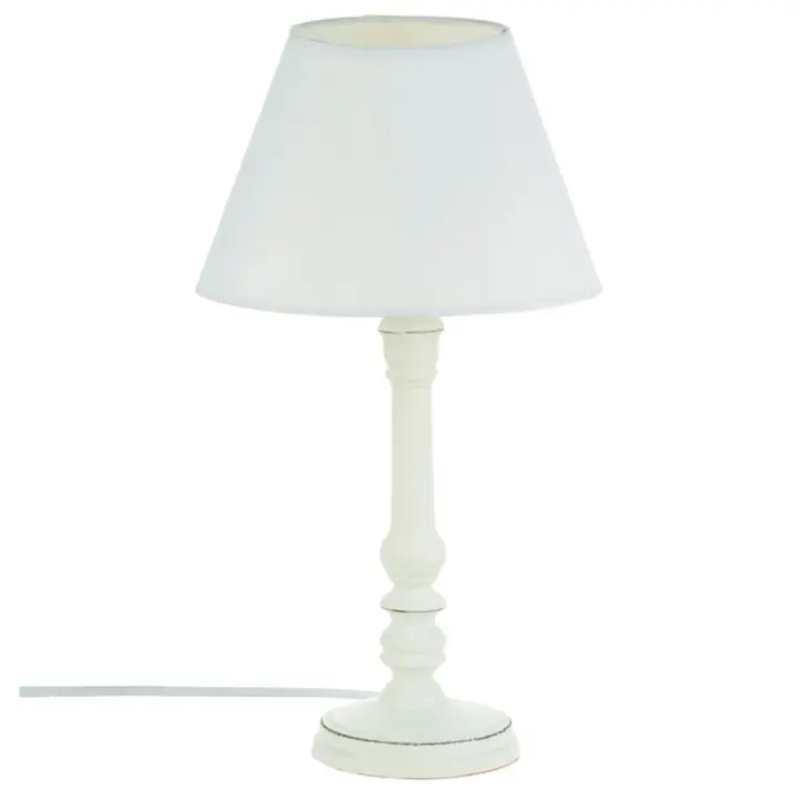 Atmosphera Lámpara de Mesa Blanca Estilo Auténtico Refinado y Moderno - 1