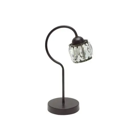 FABRILAMP Lámpara de Sobremesa Noble en Cuero/marrón 35x13x20 Cm - Diseño Elegante - 1