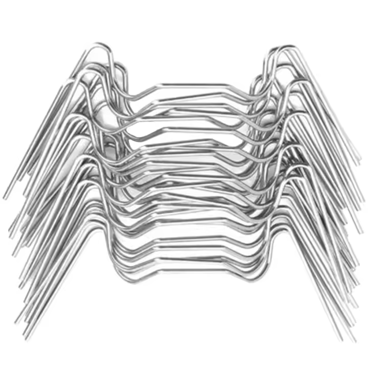 50pcs Clips De Acero Inoxidable Para Ventanas De Vidrio En Invernadero Verde Herramienta De Jardín Para Paneles De Vidrio - 1