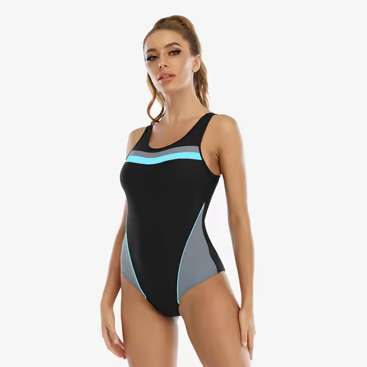 SSITO Bañador de surf para Mujer, traje de baño Deportivo de Verano, Rashguard - 1