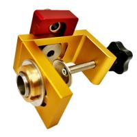 Juego De Guías De Agujeros Para Madera De Aleación De Aluminio 3 En 1 Localizador De Guía De Taladro Para Soldadura De Tablas Herramienta De Carpintería - details 18