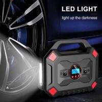 Compresor de Aire portátil de 12 V, Compresor de Aire Automático portátil digital, inflador de neumáticos eléctrico de 120 W, 120 PSI, 30 L/min con lámpara LED, Pantalla LCD, cable de 3 m para Coche, Bicicleta, motocicleta, pelota - details 2