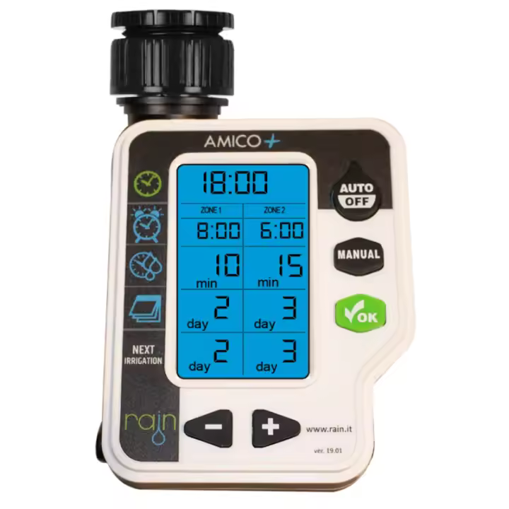 Programador de Grifo RAIN AMICO+. Disponible en 1 y 2 zonas     RIEGOPRO - 1