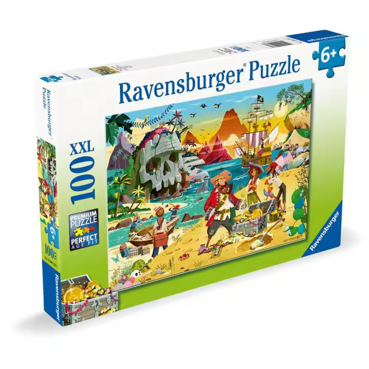 RAVENSBURGER PUZZLE 100 PIEZAS XXL TESORO 100 PIEZAS. 23x33x3 Cms. - 1