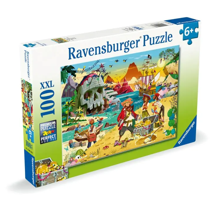 RAVENSBURGER PUZZLE 100 PIEZAS XXL TESORO 100 PIEZAS. 23x33x3 Cms. - 1