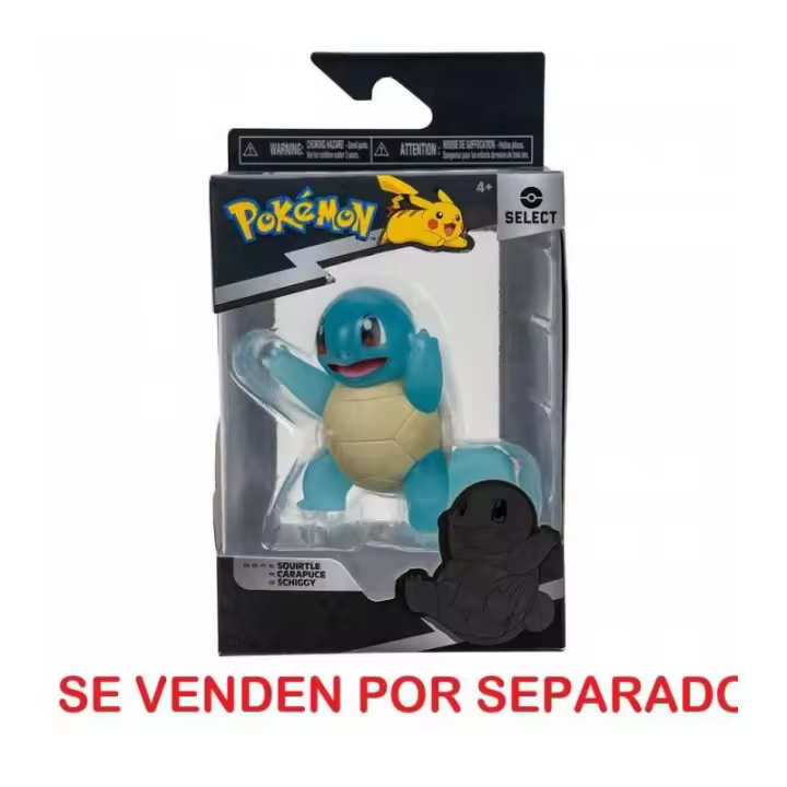 Bizak Figuras Pokemon Traslúcidas 8cm Surtido de Personajes - 1