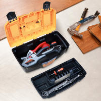AIRAJ Set De Cajas De Herramientas Multifuncionales De 2 Piezas 12/15 Pulgadas Plástico Grueso Para Electricistas Y Carpinteros Accesorios De Hardware Portátiles - details 6