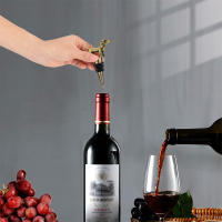 Tapa De Botella De Vino Para Perros/Cats Decorativa De Aleación De Zinc Y Silicona Herramientas De Accesorios Para Vino - details 17