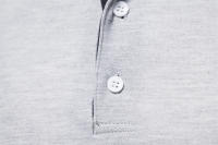 Camisa Polo Para Hombre AIOPESON 2023 Con Bordado De Ciervo Manga Larga Color Sólido Estilo Casual Business Anti-Shrink - details 15