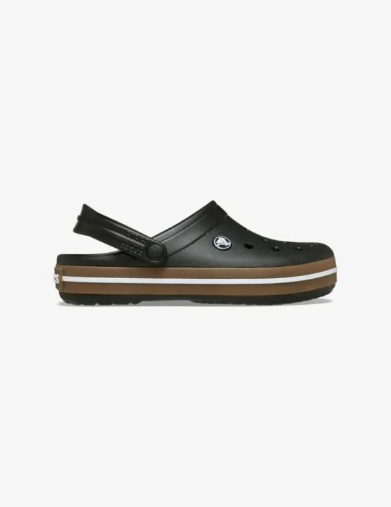 CROCS ZUECO BLACK CROCBAND GUM - 1
