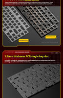 TECLADO MECÁNICO GAMING LEOBOG Hi75C pro Con Aluminio Y Teclas De Intercambio Calor Cableado RGB Personalizable Para Jugador Con Gaskets - details 12