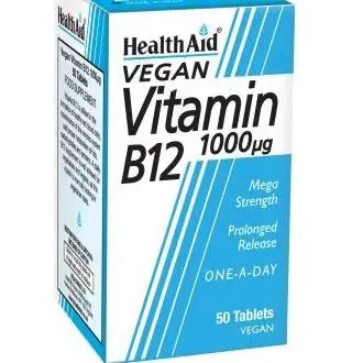 Healthaid Vitamina B12 1 000 Ui 50 Comprimidos - 1