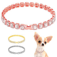 Collar De Diamante Bling Para Perros Crystals Rhinestone Collar De Lujo Brillante Para Pequeños Y Medianos Perros Gatos Chihuahuas - details 2