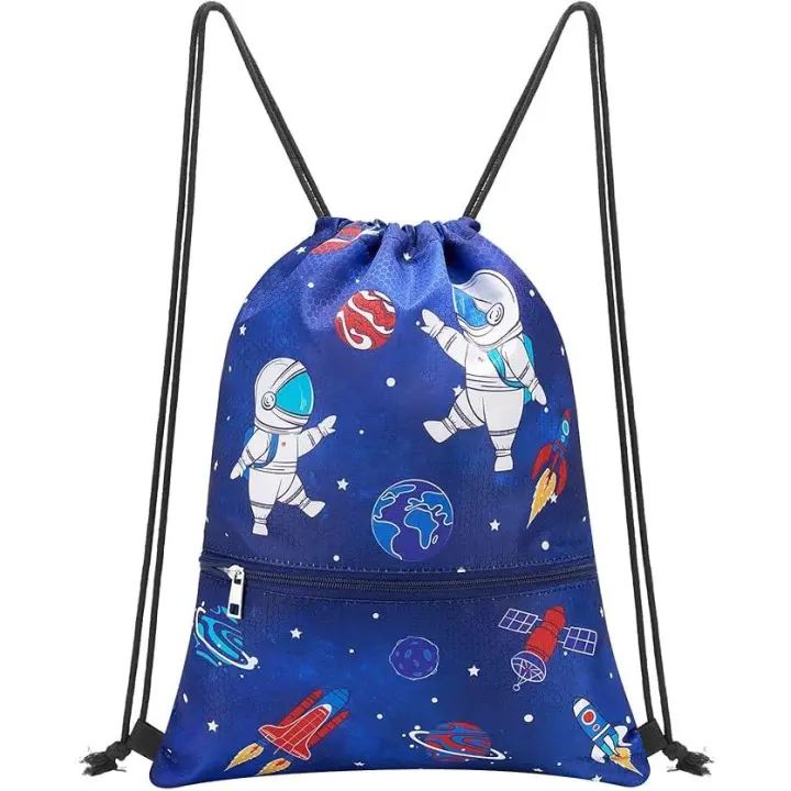 Mochila con cordón - Bolsa con cordón Mochila deportiva Bolsa de gimnasio Bolsa de natación - 1