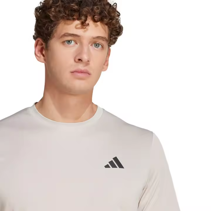 Camiseta Manga Corta Adidas Entrenamiento Tres Base V25 Beig Adccmv2596Ad - 1