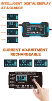 Cargador De Batería De Coche Inteligente EAFC 12V 6A Con Pantalla LCD Reparación De Pulso Automático Mantenimiento Para Baterías De Agua Y Ácido Lead-Acid - details 5