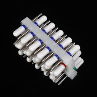 Juego De 10 Piezas De Brocas Para Uñas De Cerámica Para Manicura Eléctrica Corte De Molde Y Pedicura Accesorios De Pulido - details 2