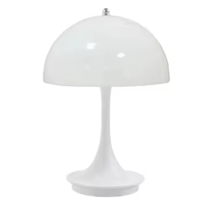 Lámpara De Mesa Clásica Recargable Por USB Luz Nocturna Táctil Sin Ajuste De Intensidad Para Decoración De Hotel Y Bar Lámpara De Escritorio Para Dormitorio - 1