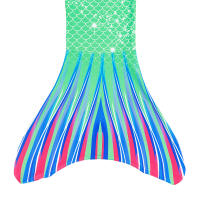 Traje De Baño De Sirena Para Niñas Traje De Cosplay De Verano Traje De Playa Con Estilo De Bikini Vestimenta Infantil - details 10