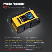 Cargador de batería de coche de 7 etapas, litio, 12 V, 6 A, 24 V, 3 A, para reparación de pantalla táctil, carga de plomo ácido húmedo, pantalla LCD digital - details 13