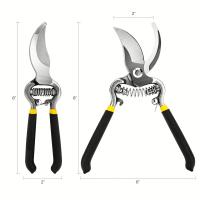 Tijeras De Podar De Acero Pesado Deli Con Hoja Curva Para Jardín Podadores De Mano Para Arbustos Y Enredaderas Tamaño 8'' - details 5
