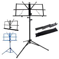 Soporte De Música Plegable Con Bandolera Ajustable En Acero Inoxidable Para Instrumentos Musicales Accesorio De Escritorio - details 0