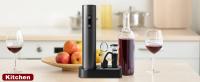 Set De Abrevidrios Eléctricos Con Base De Carga O Potenciado Por Batería Y Luz LED Adecuado Para Enthusiastas Del Vino - details 11