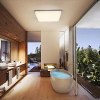 Lámpara de techo, 18W 1800LM Plafon Techo LED, Ip44 Impermeable, Cuadrada Led Lámpara de Baño Cocina Dormitorio Salón Pasillo Habitación Blanco Neutro 4000K [Clase de eficiencia energética A] - details 3
