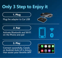 Mini Adapador De Coche Sin Cable Para Wireless Carplay Android Auto Con Puerto Tipo C Navegación Plug And Play AI - details 8