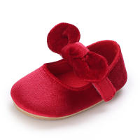 Zapatos De Princesa Para Bebé Niña En Lace Blanca Mocasines Con Lazo Y Borde Antideslizante De Goma Primera Calzado Para Caminar - details 138