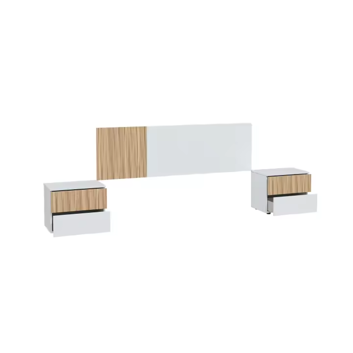 Duehome - Cabecero con mesitas Ethna - 1