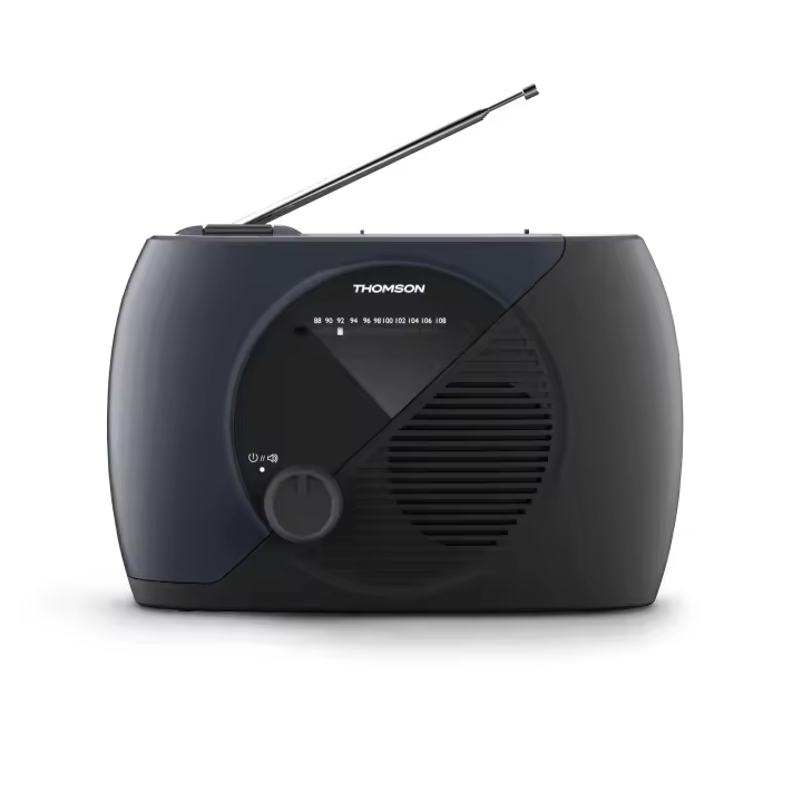 Thomson Radio altavoz analógica FM portátil con antena telescópica RT353 Granate - 1