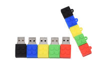 JASTER USB Flash Drives 2.0 En Cinco Colores Con Modelo De Bloques De Construcción De Silicona 64GB 32GB 16GB 8GB 4GB 128GB Memoria Stick U Disquete - details 3