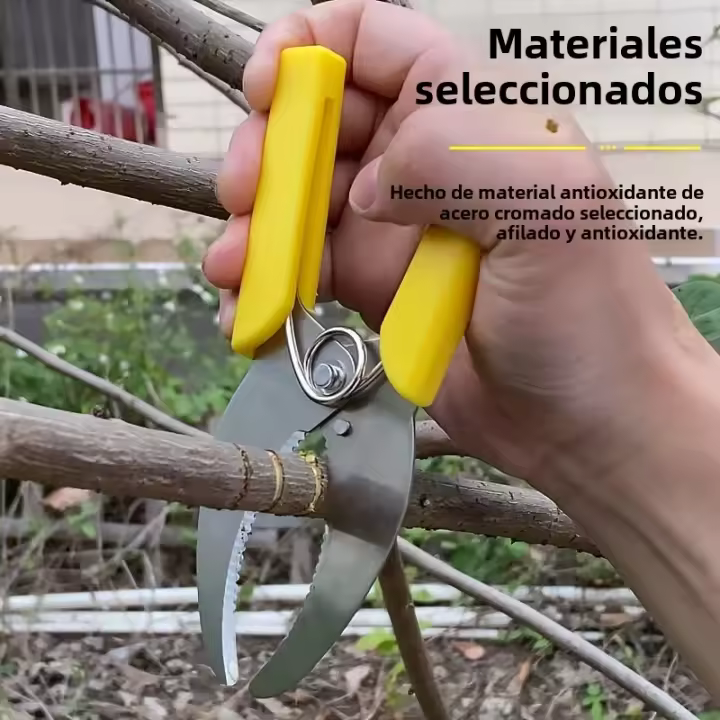 Tijeras De Podar Para Árboles Portátiles De Alta Carbono Herramienta De Enraizamiento Para Jardín Y Plantas En Macetas Corte De Ramas Y Aro De Árboles - 1