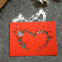 Cortadores De Forma De Corazón En Forma De Corazón Para Manualidades DIY Álbum De Fotos Cartelería De Cumpleaños Papel - details 14