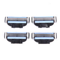 4Pcs Cartuchos De Afeitar Manual Mach 3 Hojas De Afeitar Tridimensionales Para Hombres Y Mujeres Epilador Manual - details 0
