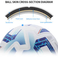 Bola De Fútbol Profesional Estándar Tamaño 5 Sintética PU Resistente Al Desgaste Calidad Superior Para Partidos Y Entrenamientos - details 3