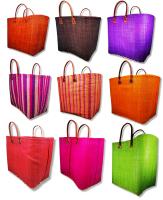 Aravoula Luxe - Bolso de Playa de Verano Fibra Natural - Ideal para Compras - Asas de Cuero - details 0