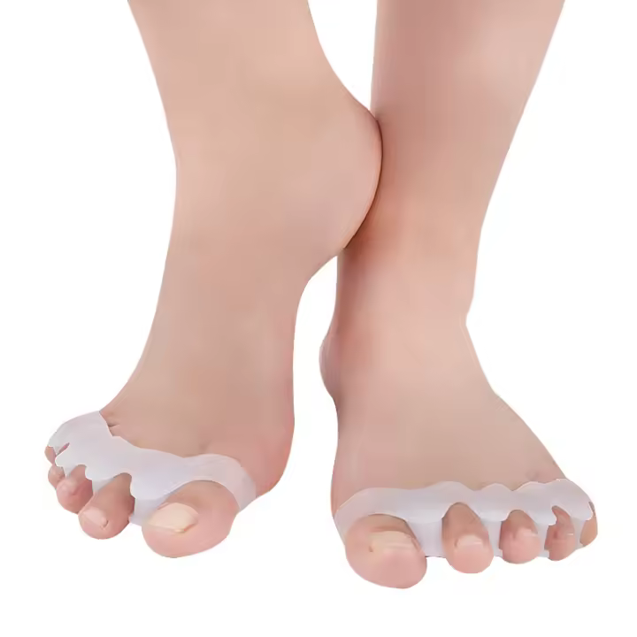 Pexmen Separador De Dedos De Pies Gel Para Hombres Y Mujeres Corrector De Bunion Espaciador De Dedos De Silicona Para Restaurar La Forma Original De Los Dedos - 1